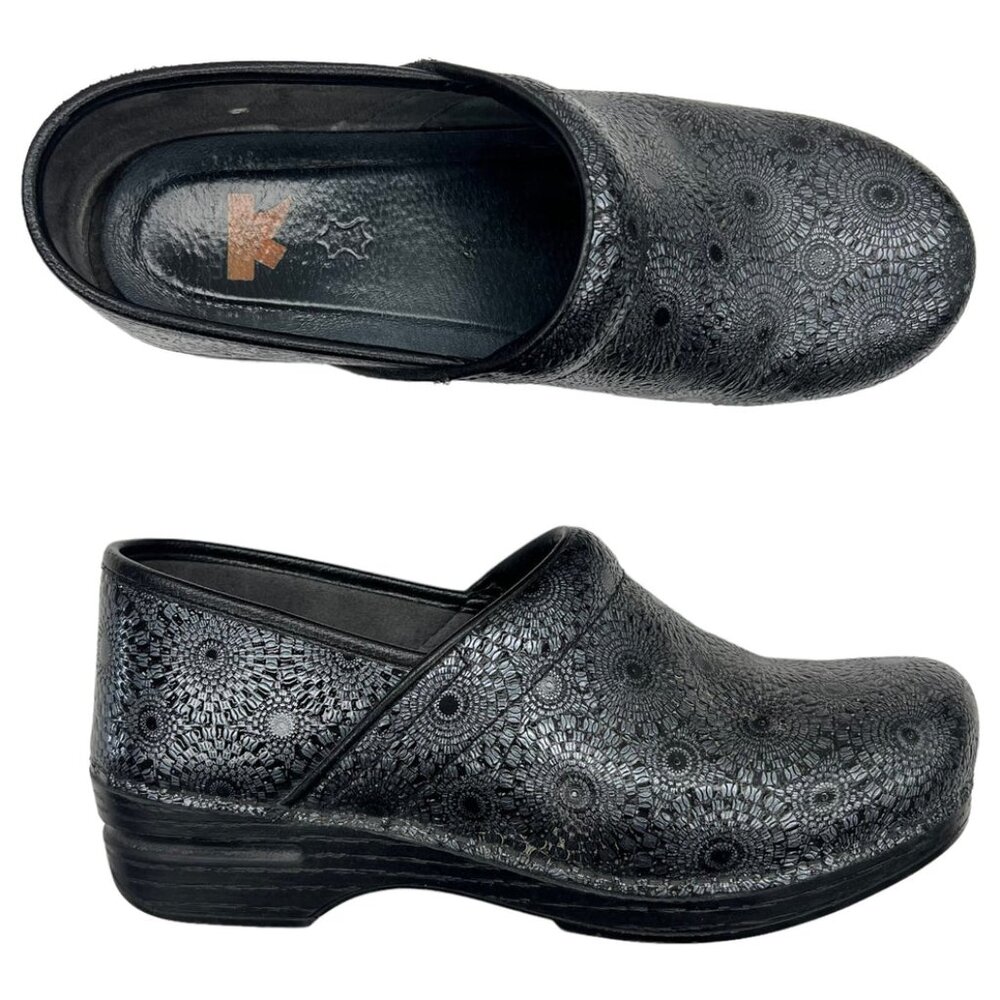 Dansko Starburst Medallion- comfy clogs with a touch of elegance